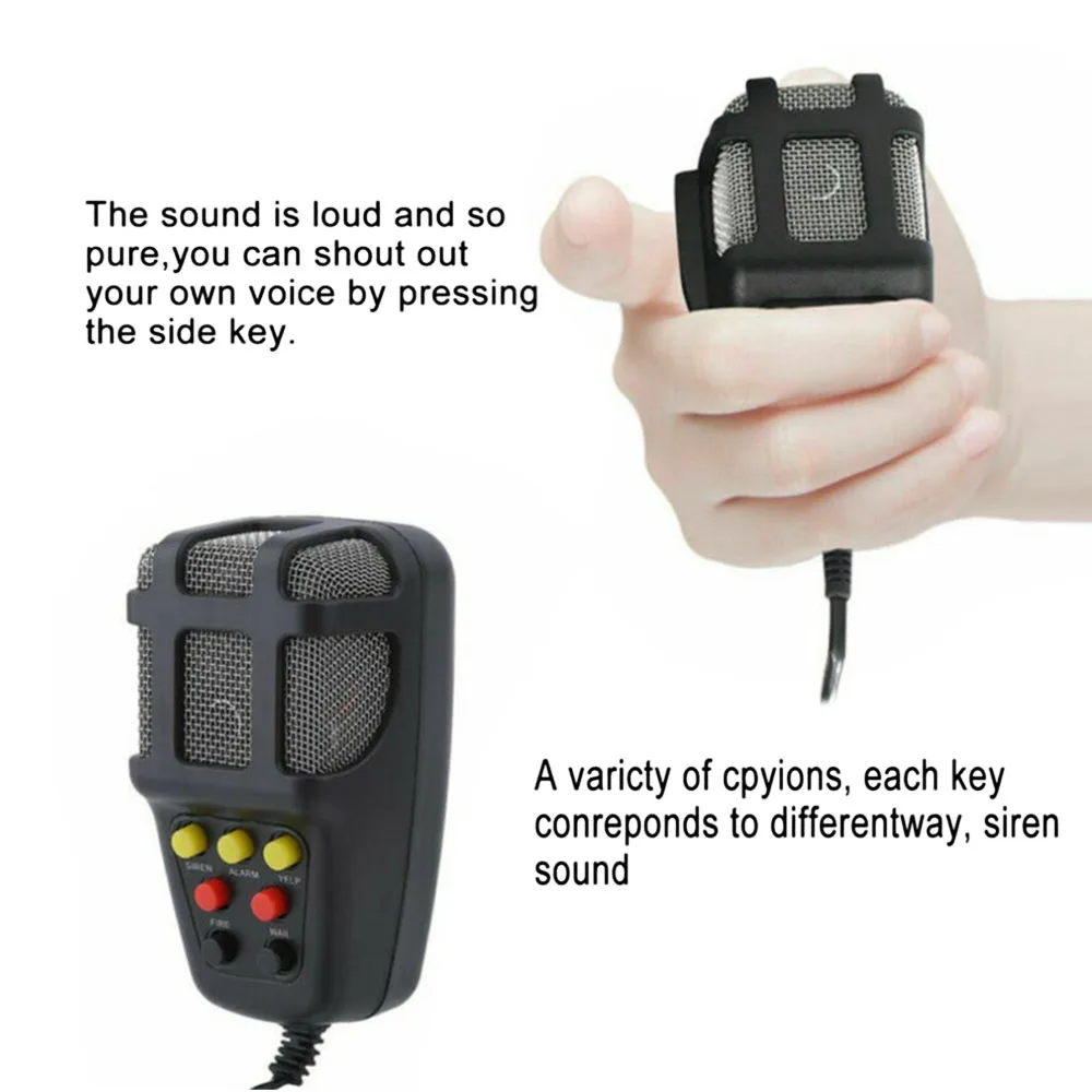 Автомобильная электронная Предупреждение сирена 12 В 100 Вт 120-150дб 7 звуковых