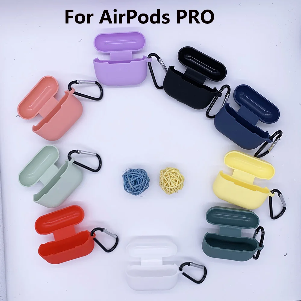 Силиконовый чехол airpods 1/2/pro с брелоком для Apple 1/2/airpods pro защитный чехол|Аксессуары