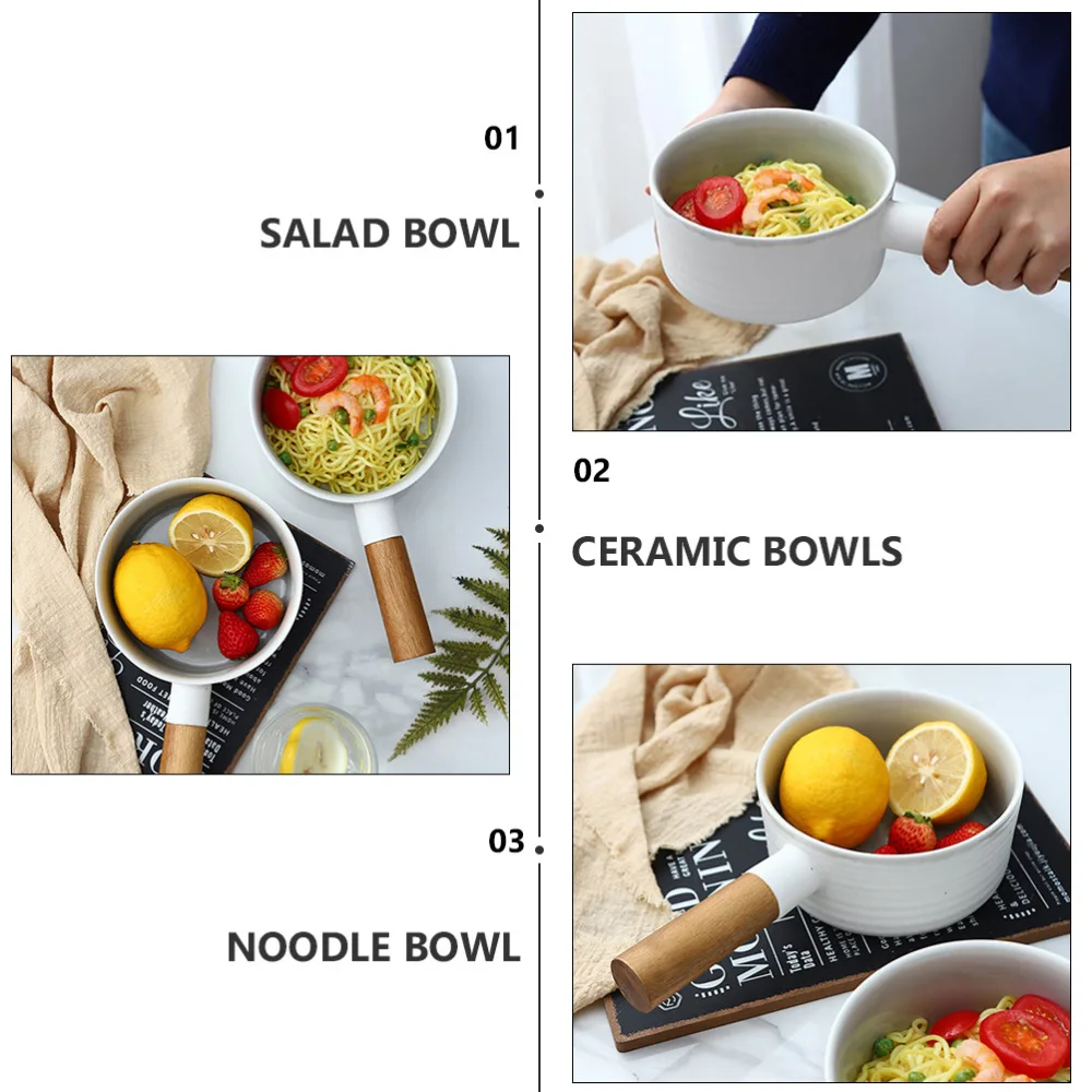

1pc Japanese Style Instant Noodle Bowl Ceramic Noodle Bowl Tableware for Home
