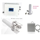 2G3G4G трехполосный усилитель сигнала GSM 4G LTE Celluar усилитель 900 1800 2100 мобильный ретранслятор с 2шт комнатная антенна