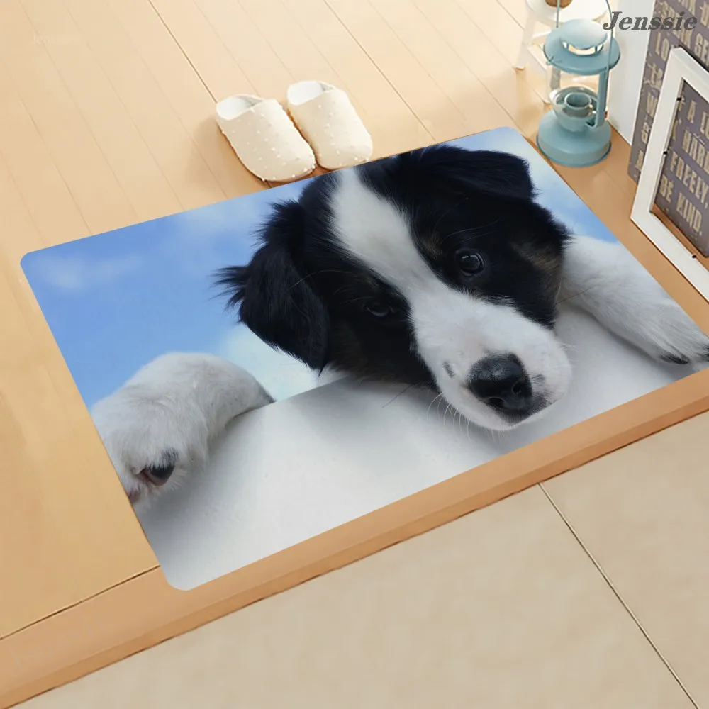 Золотистый ретривер хаски 3D Оформление интерьера нескользящий напольный коврик