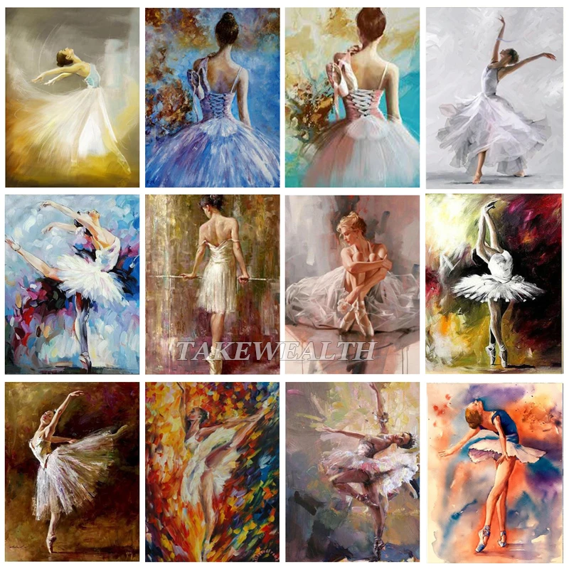 Полный алмаз 5D DIY Алмазная картина балерина алмазная вышивка крестиком горный