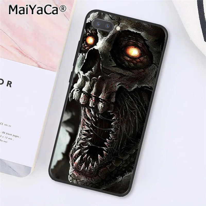 A16 MaiYaCa Grim Reaper Череп Скелет Капа чехол для телефона huawei Honor 8X9 10 20 Lite Honor 7A 7C Honor10i View 20 - Цвет: A16