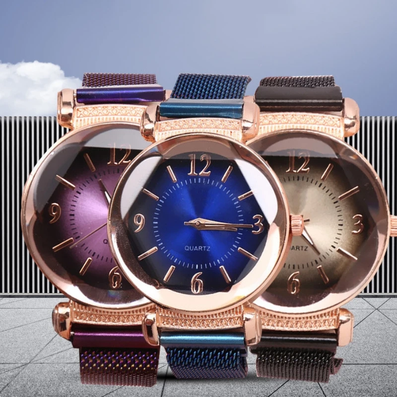 

New Gradient Color Trendy Watch Fashion Casual Quartz Watches for Women