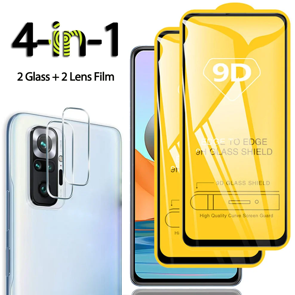 

2+2, tempered glass + camera protection for redmi note10 pro glass redmi note 10pro xiaomi redmi note 10 pro screen protector