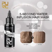 PURC 5-second Water Infusion Hair Mask Repair Frizz Smoothing Keratin Hair & Scalp Treatment for Hair Care 60ml