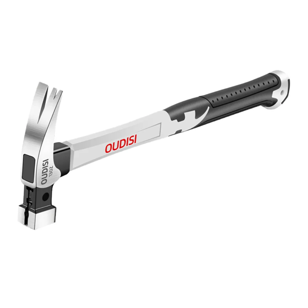 

1pc Multi-purpose 100Z Carpenter Heavy Claw Hammer Non-skid Magnetic Automatic Suction Nail Hammer Woodworking Striking Tools