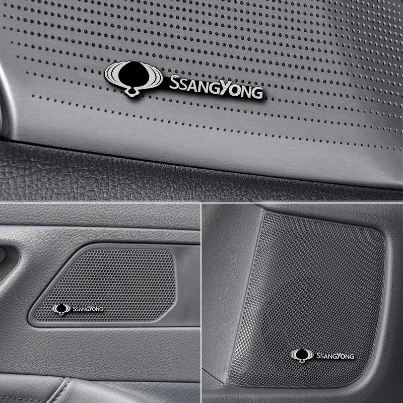 4 шт. наклейки для Ssangyong kyron rexton korando actyon|Дискодержатель| |