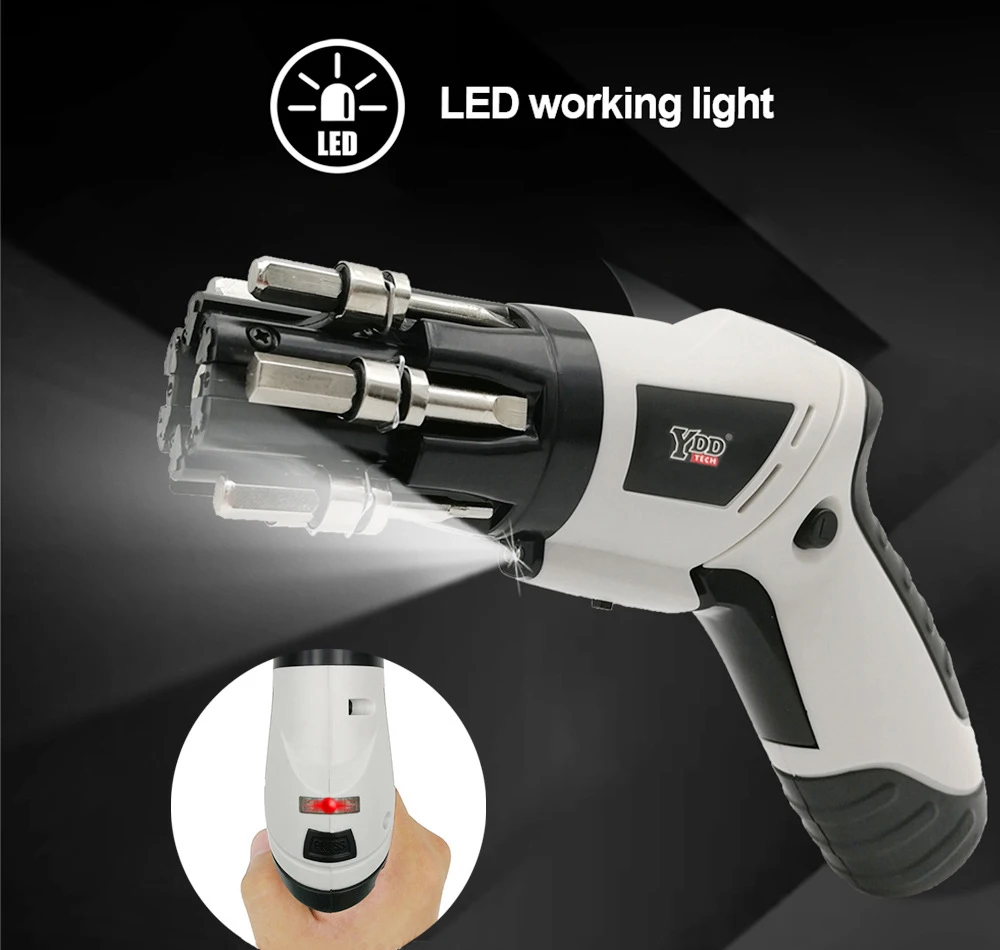 Литий ионная аккумуляторная отвертка многофункциональная перезаряжаемая