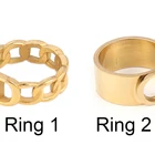 Женское кольцо из нержавеющей стали, в стиле панк