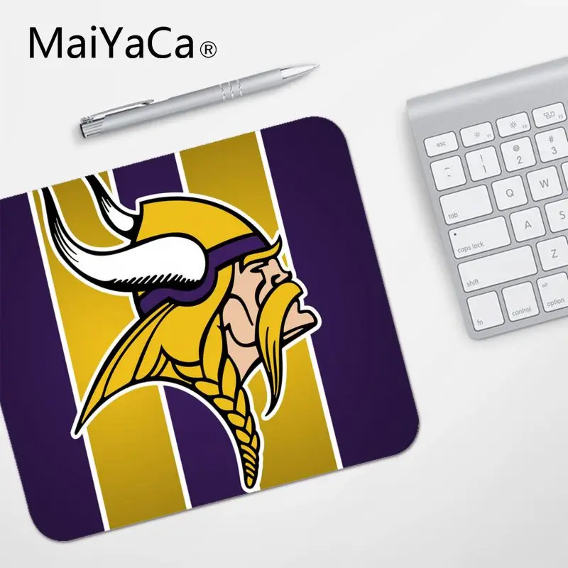 No Lock Edge18x22cm MaiYaCa высокое качество Миннесота и Викинги заказной Ноутбук игровой коврик для мыши Гладкий блокнот для письма настольные компьютеры мат игровой коврик для мыши - Цвет: No Lock Edge18x22cm