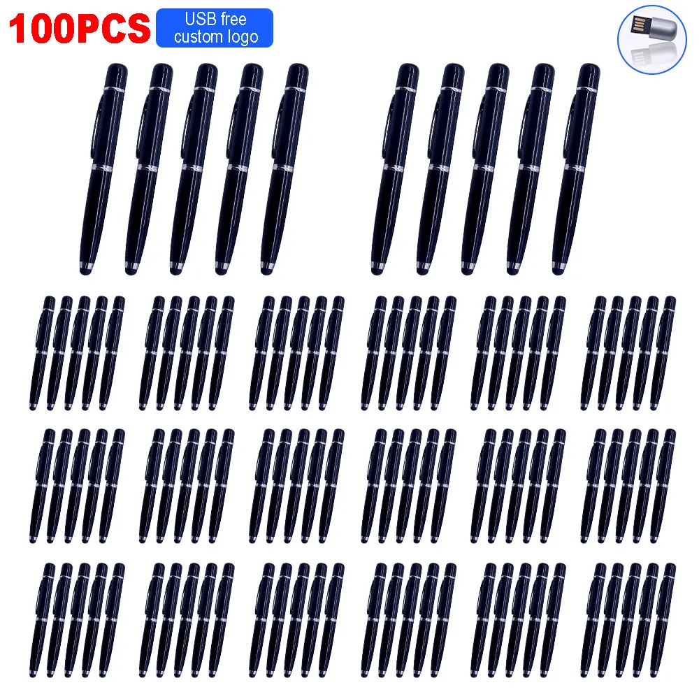 

100pcs free logo waterproof metal Memory Stick 16GB 32GB 64GB 128GB pendrive U Disk Flash metal Usb Gifts 2.0 usb flash drive
