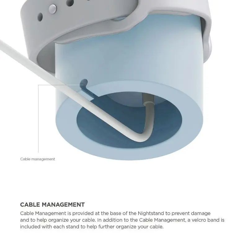 Подставка для зарядного устройства силиконовая док-станция держатель Apple Watch