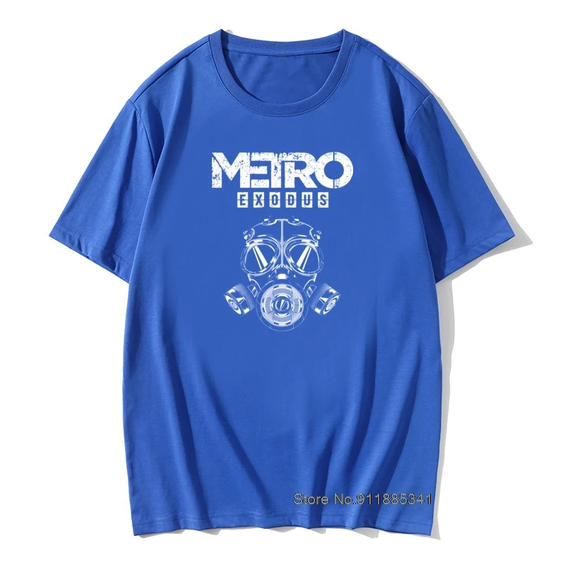 Футболка Metro Exodus мужская с газовой маской футболка токсичными играми Мужская