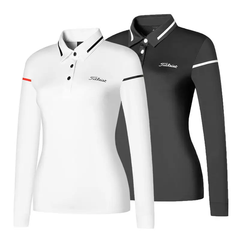 

2021 Autumn Women's Golf Wear Long Sleeve Summer T-shirt Polyester Outdoor Sports Girl Short Skirt S-xxl Choose