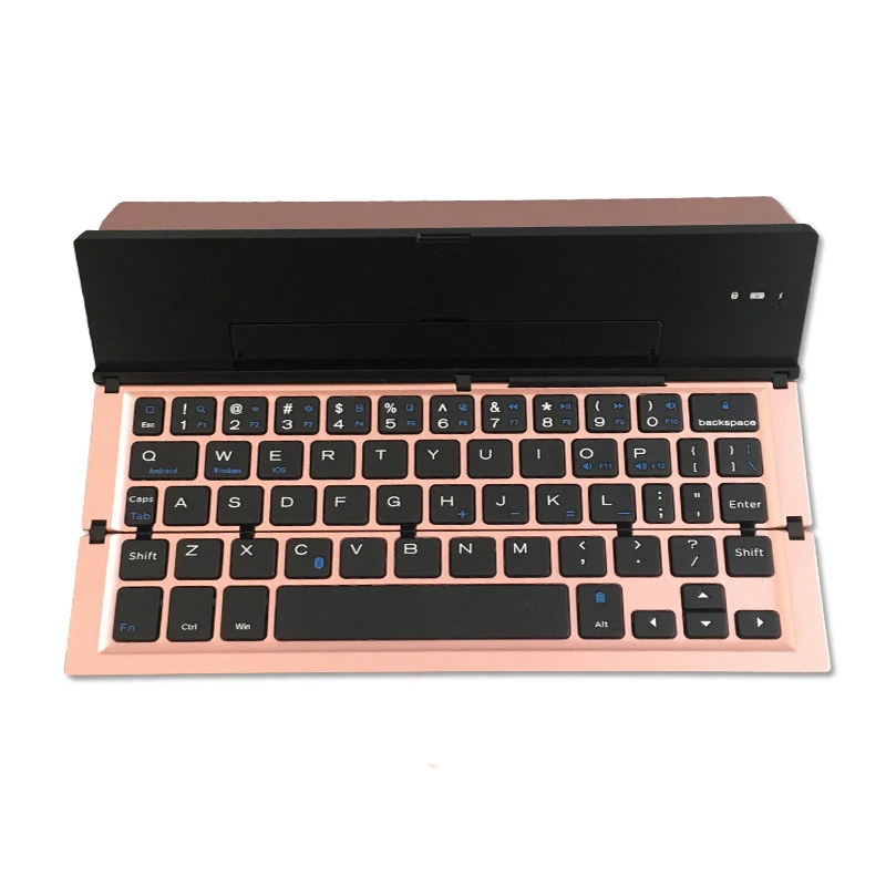 

Three-system Bluetooth Version Keyboard Folding Keyboard Multimedia Tablet Computer Aluminum Alloy Wireless Bluetooth Keyboard