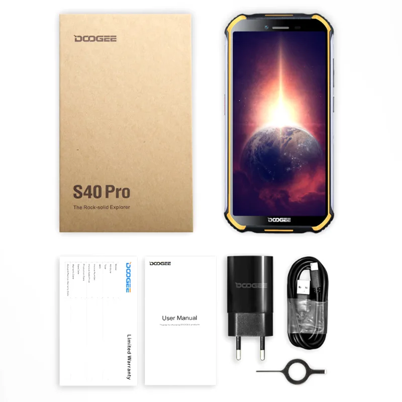 

Global Version DOGEE S40 Smartphone4G Network NFC 3GB RAM 32GB ROM Mobile Phone 5.5inch Display 4650mA Android 9.0