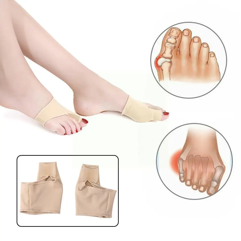 

1 Pair Hallux Valgus Orthosis Bunion Corrector Toe Bone Feet Pedicure Silicone Adjuster Separator Thumb Sock Hot Valgus