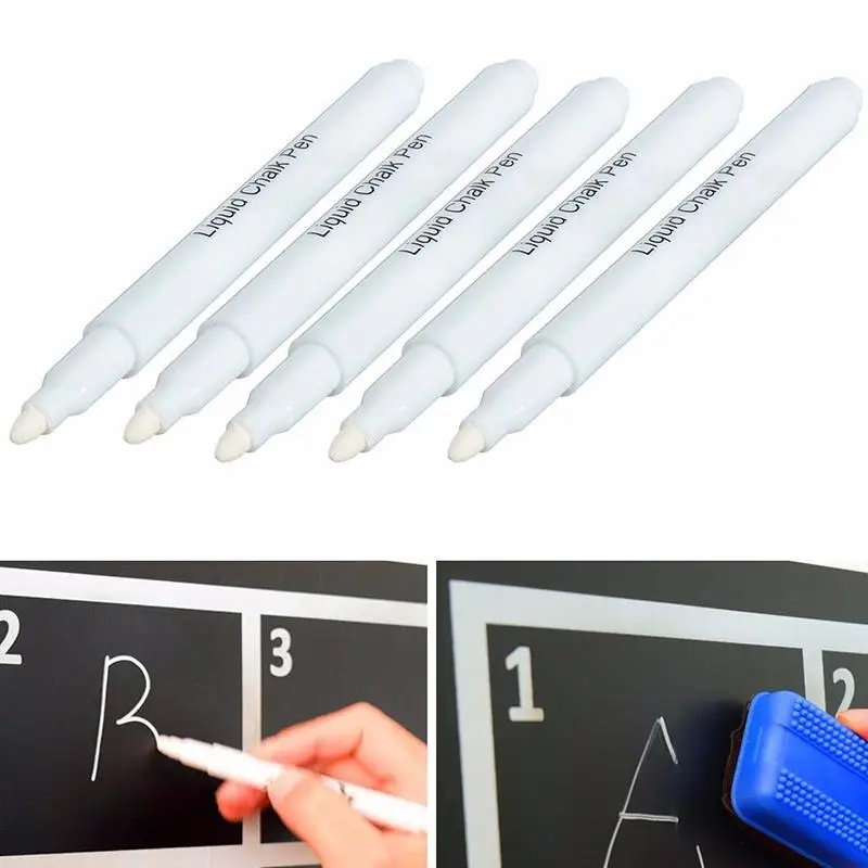 

Liquid Chalk Pen Marker For Glass Windows Chalkboard Blackboard Erasable Handwritten Chalkboard Pen Liquid Chalk Marker Pen