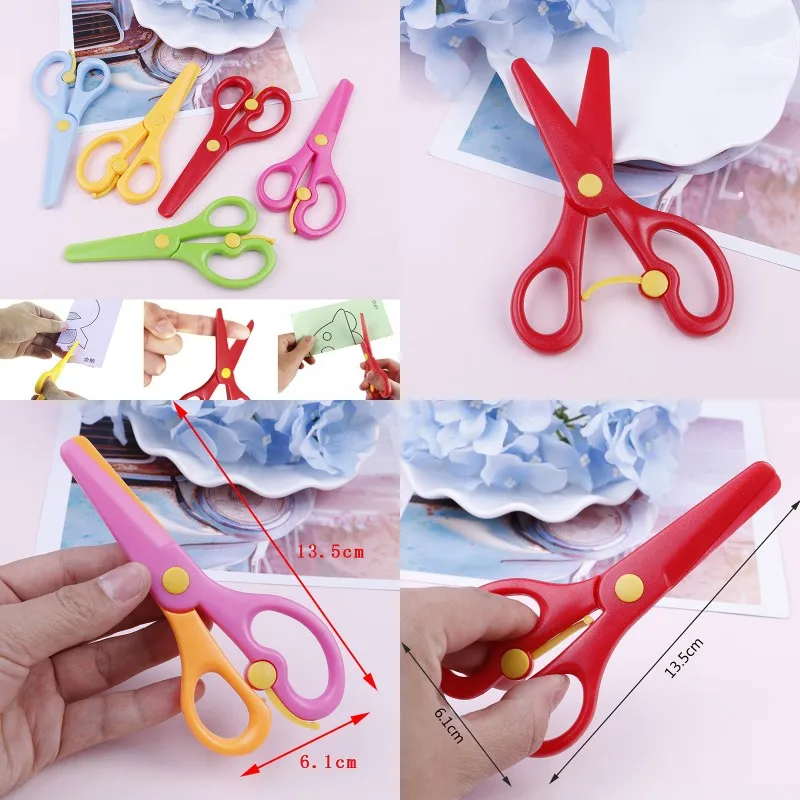 

Мини-Ножницы пластиковые с круглой головкой, 1 шт.