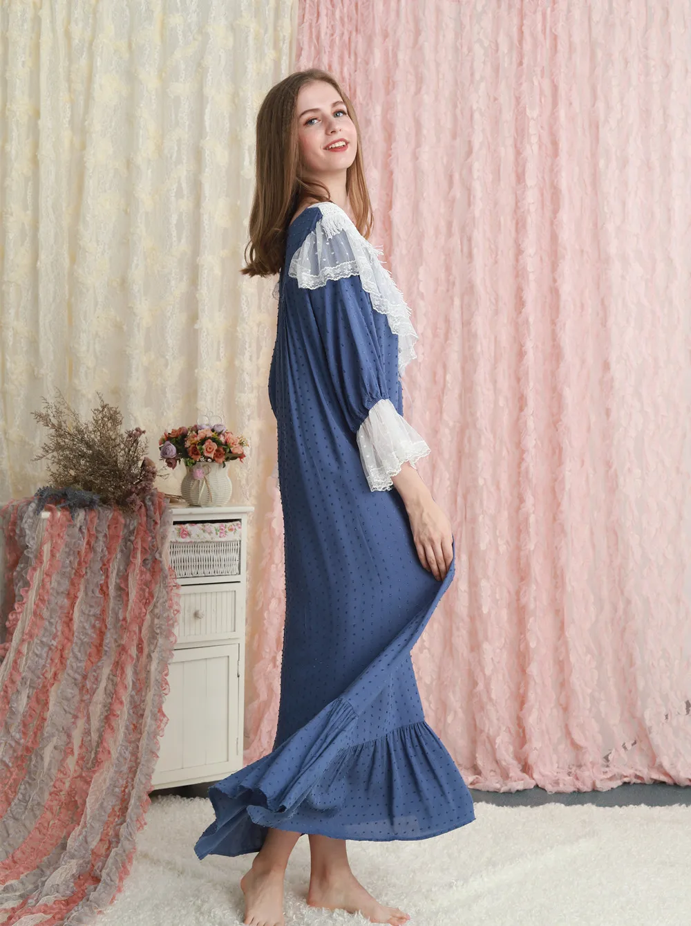 Woman Nightgown Summer Sleepwear Night Gown Loose and comfortable 7 color | Женская одежда
