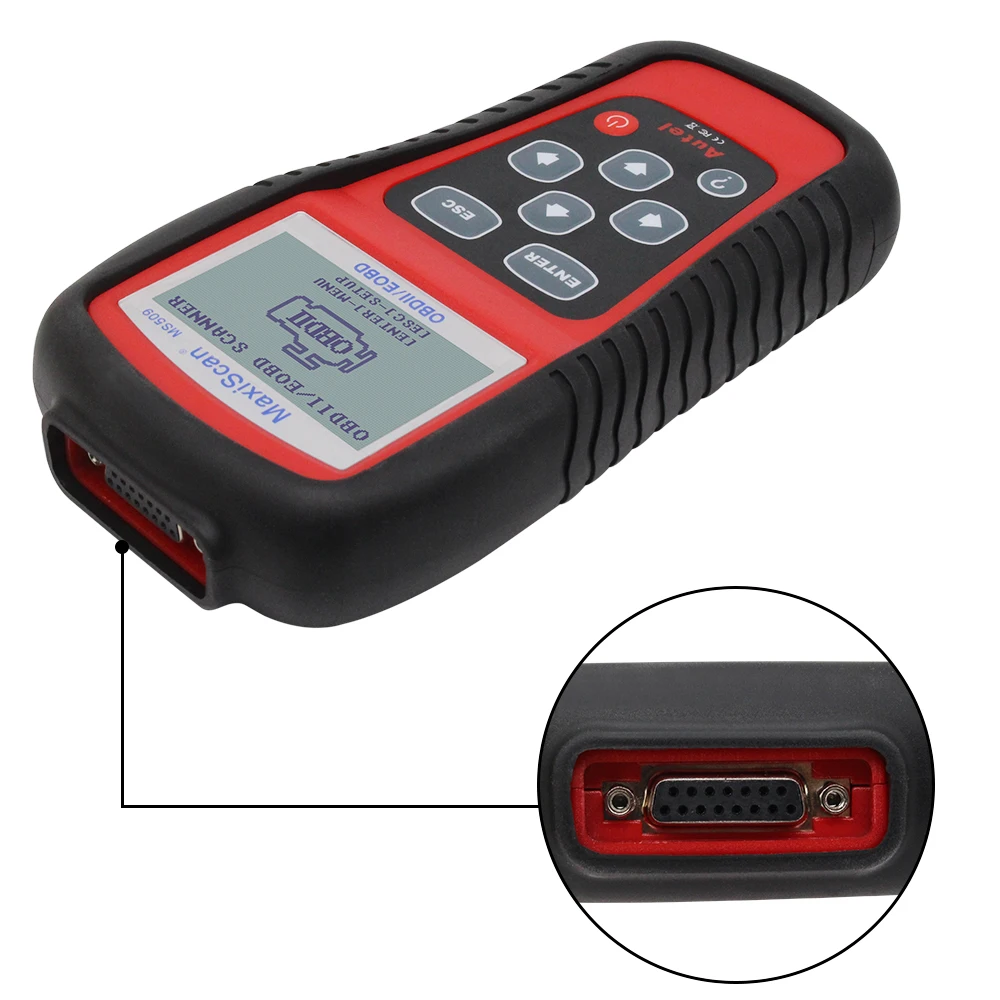 Фото Лидер продаж, считыватель кодов A-utel MaxiScan MS509 OBDII OBD2, автомобильный диагностический инструмент для США, Азии и Европы, Автомобильный сканер №2