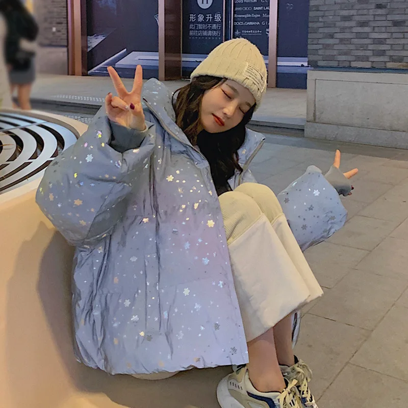 

2020 New Winter Jacket Women Autumn Winter Short Female Thick Jackets Korean Slim Coat Women's Clothing Warm Coats M244