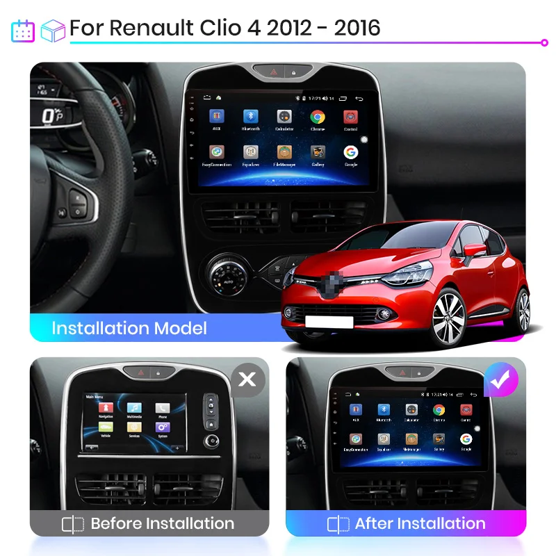 Автомагнитола AWESAFE 2 din Android для Renault Clio 4 ZOE 2012-2016 | Автомобили и мотоциклы