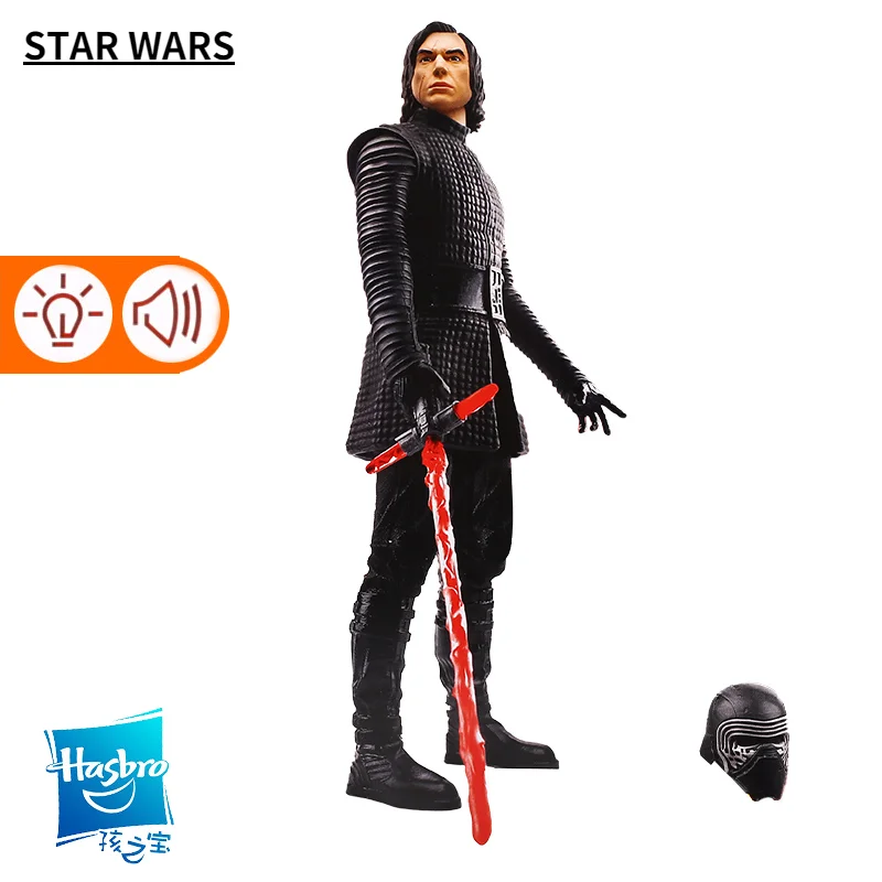 

Оригинальная кукла Hasbro Звездные войны E8 Kyloren Kylo Ren Пробуждение силы акусто-электрическая кукла 12-дюймовая Кукла для мальчиков детская игруш...