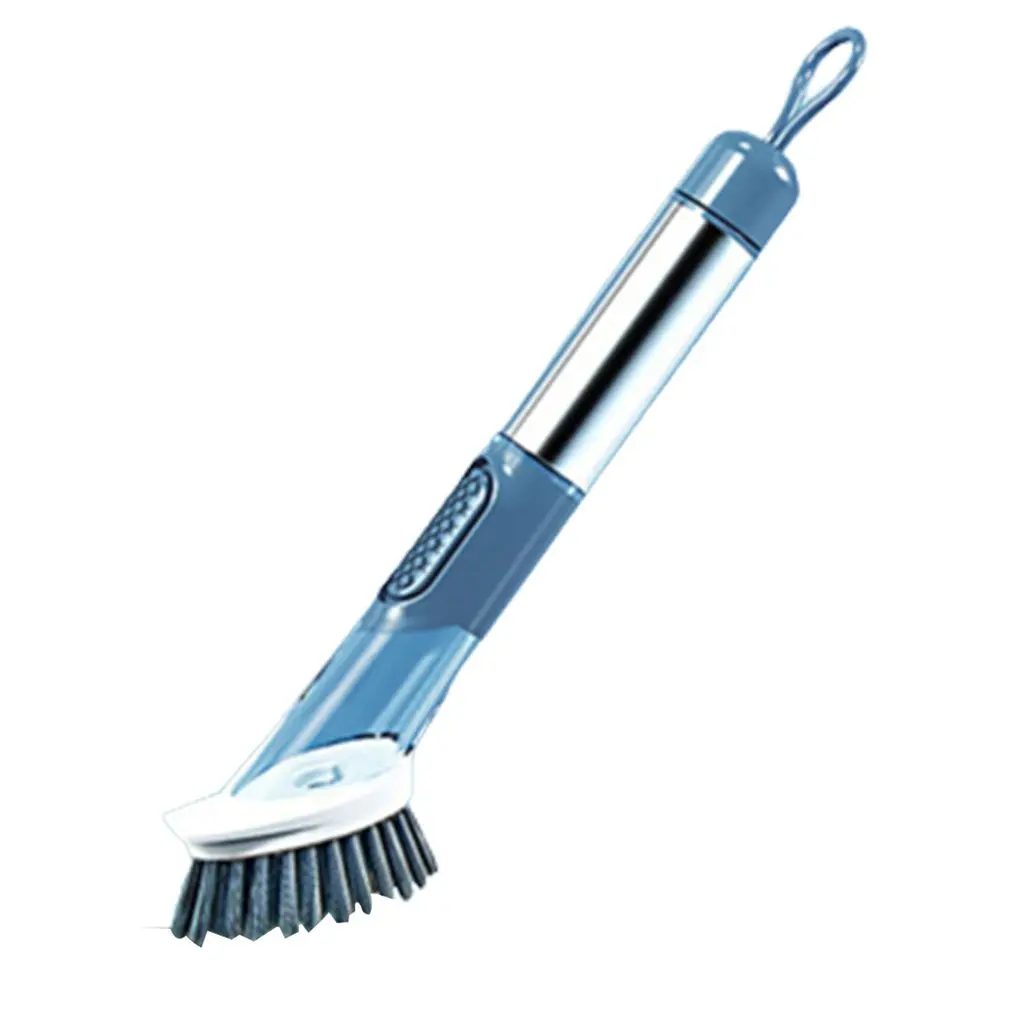 

Кухонная щетка для чистки 3 в 1, щетка для чистки с длинной ручкой со съемной щеткой, Диспенсер губки, щетка для мытья посуды, набор кухонных и...