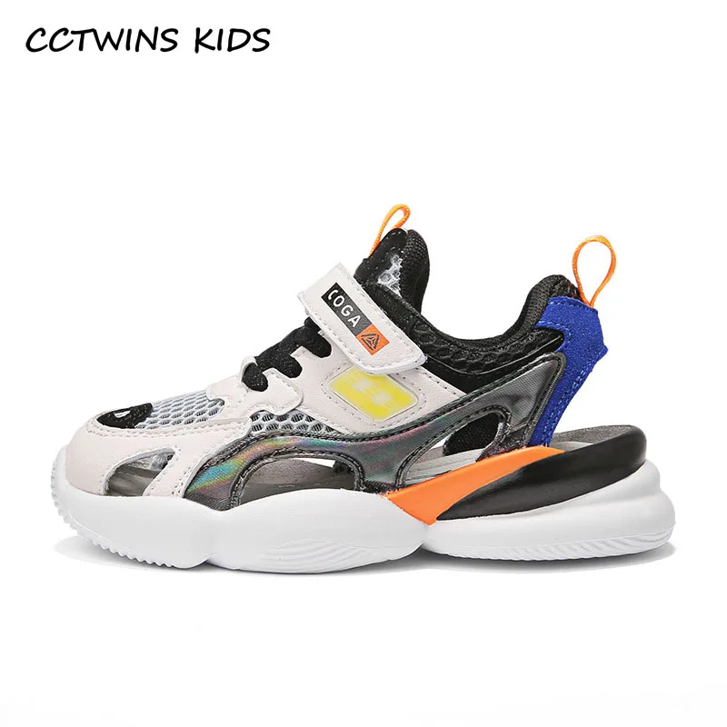 Сандалии детские пляжные мягкие кожаные Нескользящие плоская подошва