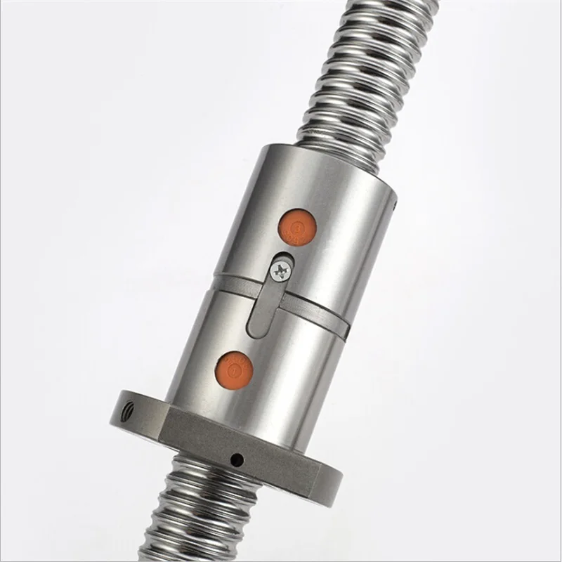 DFU2510 C5 Double Nut Rolled Ballscrew 2505 25mm Ball Screw Customized Any Length 250-4000mm + End Machining for CNC XZY Machine