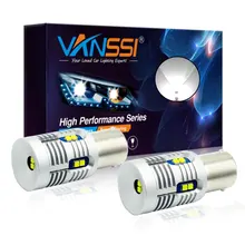 Светодиодные лампы 2x1156 7506 1141 Ba15s P21W для фонаря заднего хода