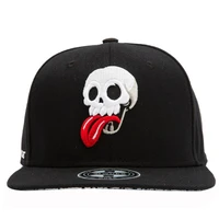personality skull flat brimmed hat fashion hip hop hat mens baseball cap outdoor leisure wild snapback womens ha