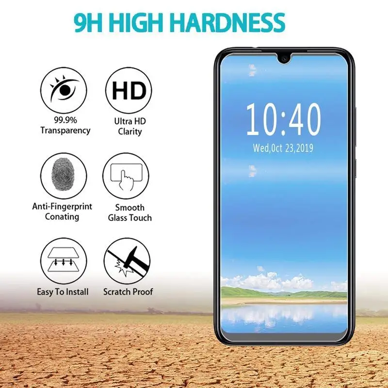 Tempered Glass Screen Protector for Xiaomi Redmi Note 8T 8 8A 8Pro Protective Film Mi 9T K20 Pro Lite 5X A1 | Мобильные телефоны и