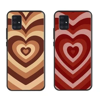 latte love coffee heart phone case for samsung galaxy a21s a01 a11 a31 a81 a10 a20 a30 a40 a50 a70 a80 a71 a51 a42 a52 a72 cover
