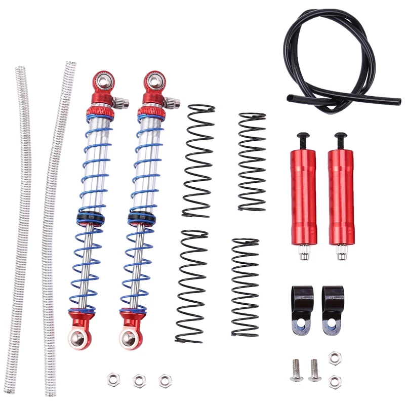 

2Pcs 110mm Negative Pressure Metal Shock Absorber for 1/10 RC Track Axial SCX10 TRX4 90046 D90
