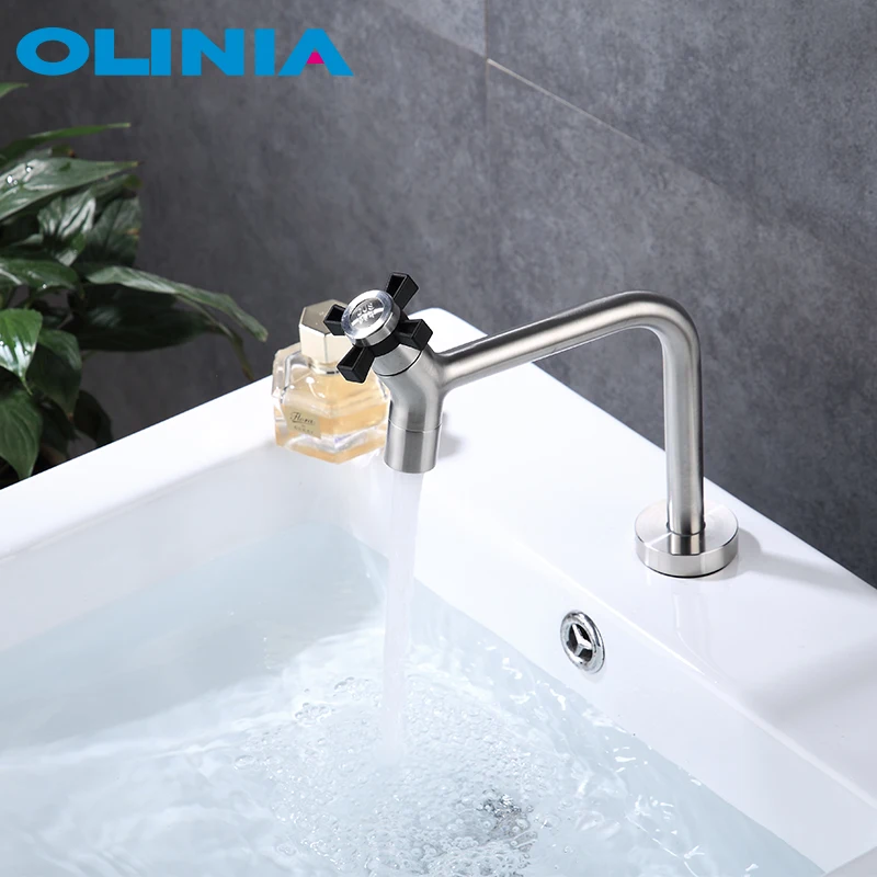 Одиночный холодный кран для раковины ванной комнаты холодной Раковины из