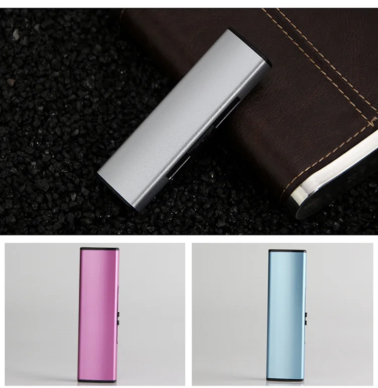 Оригинальность Windbreak Электроника usb зарядка Зажигалка двухсторонний точечный детектор дыма