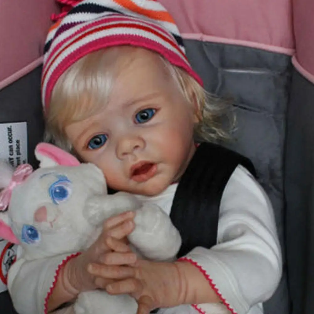 

NPK 20inch Reborn Doll Kit Rare Limited Sold Out Edition Lifelike Soft With Body And Eyes