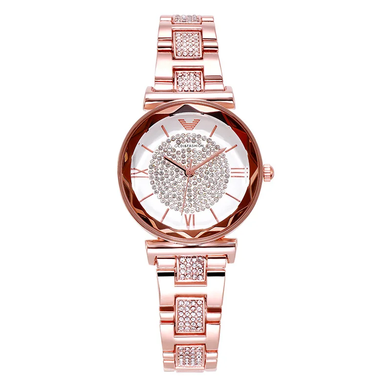 All over the sky star full drill female fashion watches joker quartz watch students trend enlarge