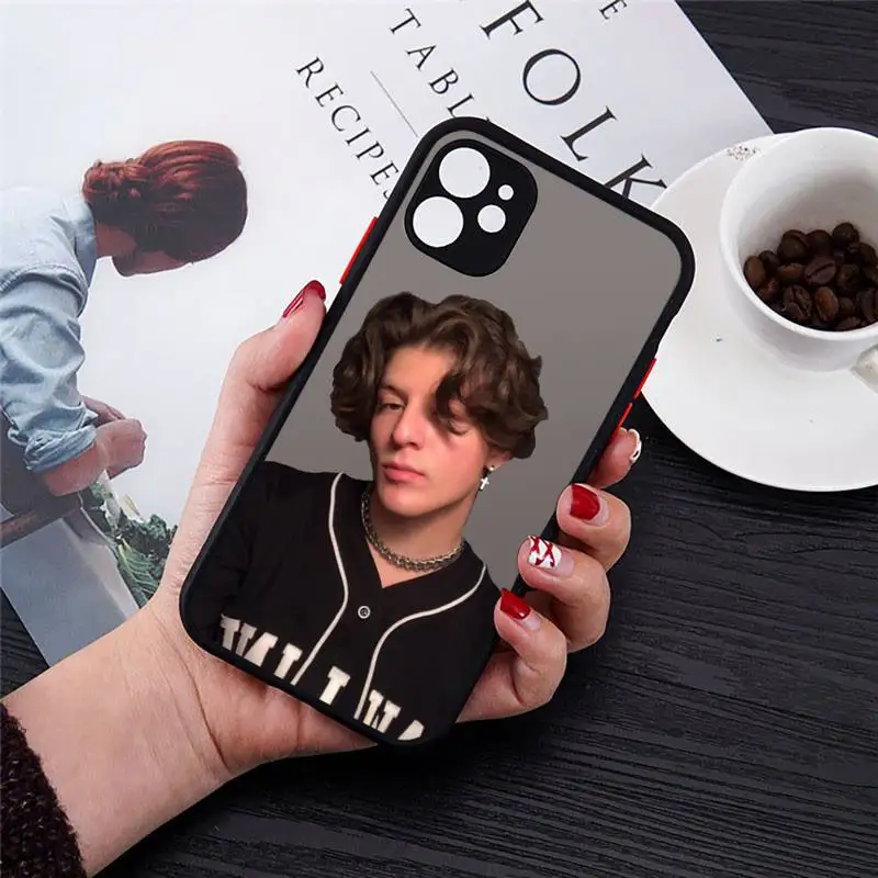 

hype house art pattern Phone Cases matte transparent For iphone 7 8 11 12 plus mini x xs xr pro max luxury brand cover shell