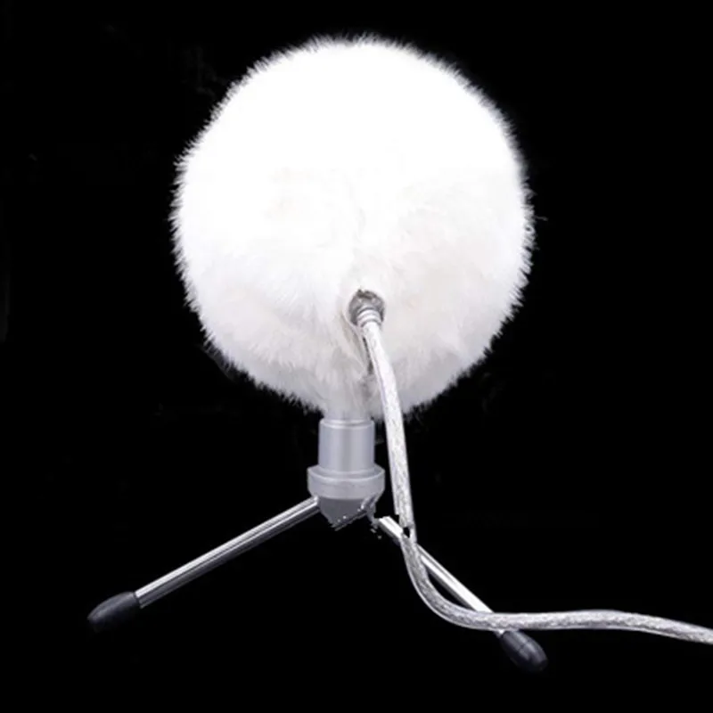 

Dead Cat Music Studio Equipment Outdoor Artifical Fur Windscreen Condenser Microphone Cover Muff Windscreen for Blue Snowball