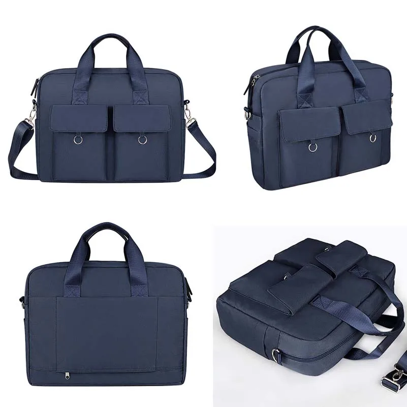 Multi-Pocket Laptop Bag For Women Men Computer Shoulder Crossbody Handbag Briefcase Bags For Documents ManS Travel Business Bag