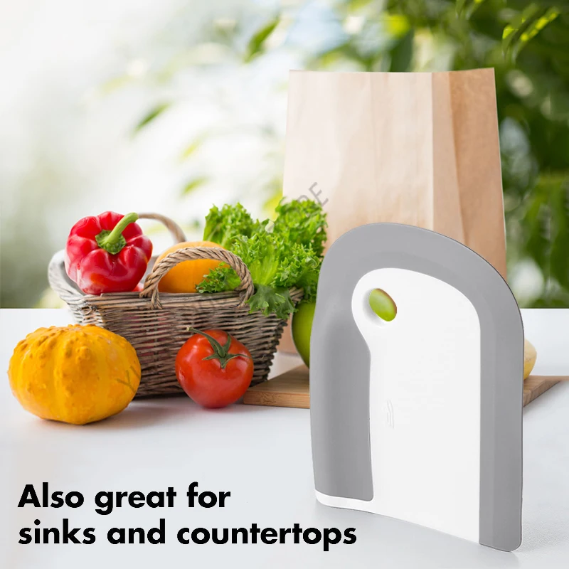 Кухонная интегрированная мягкая резиновая масляная тарелка скребок для посуды