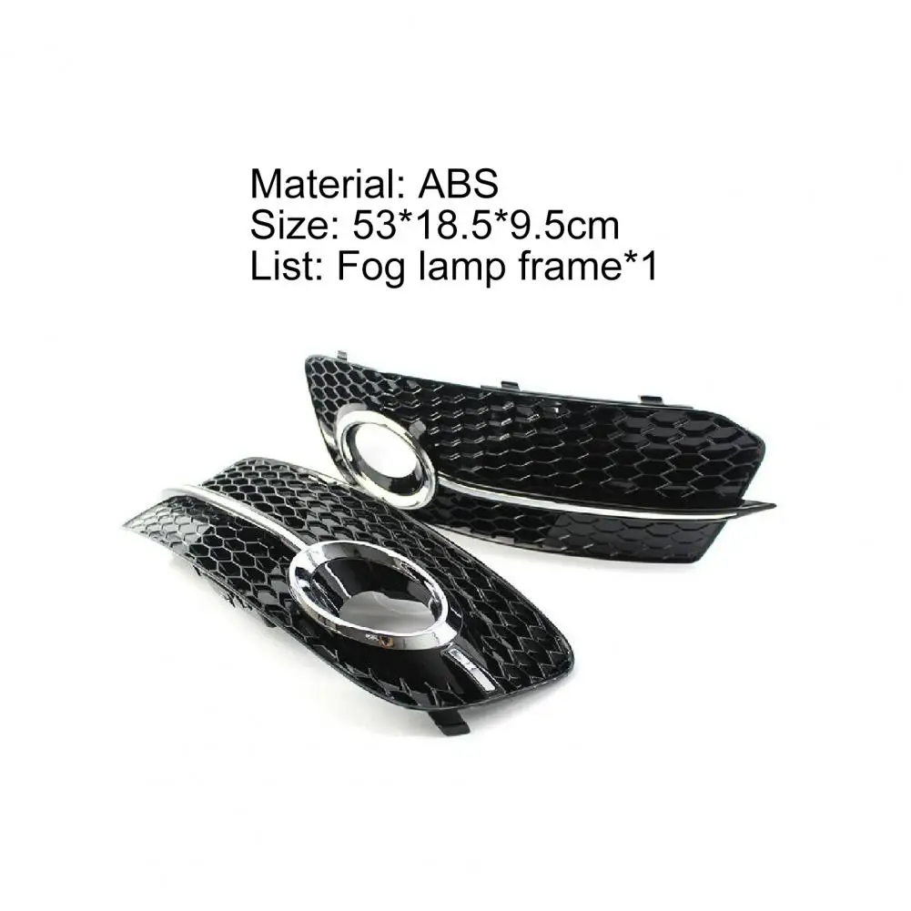 

L/R Lower Bumper Fog Lamp Grill Grille Honeycomb 8R0807681M 8R0807681N for Audi Q5 13-15