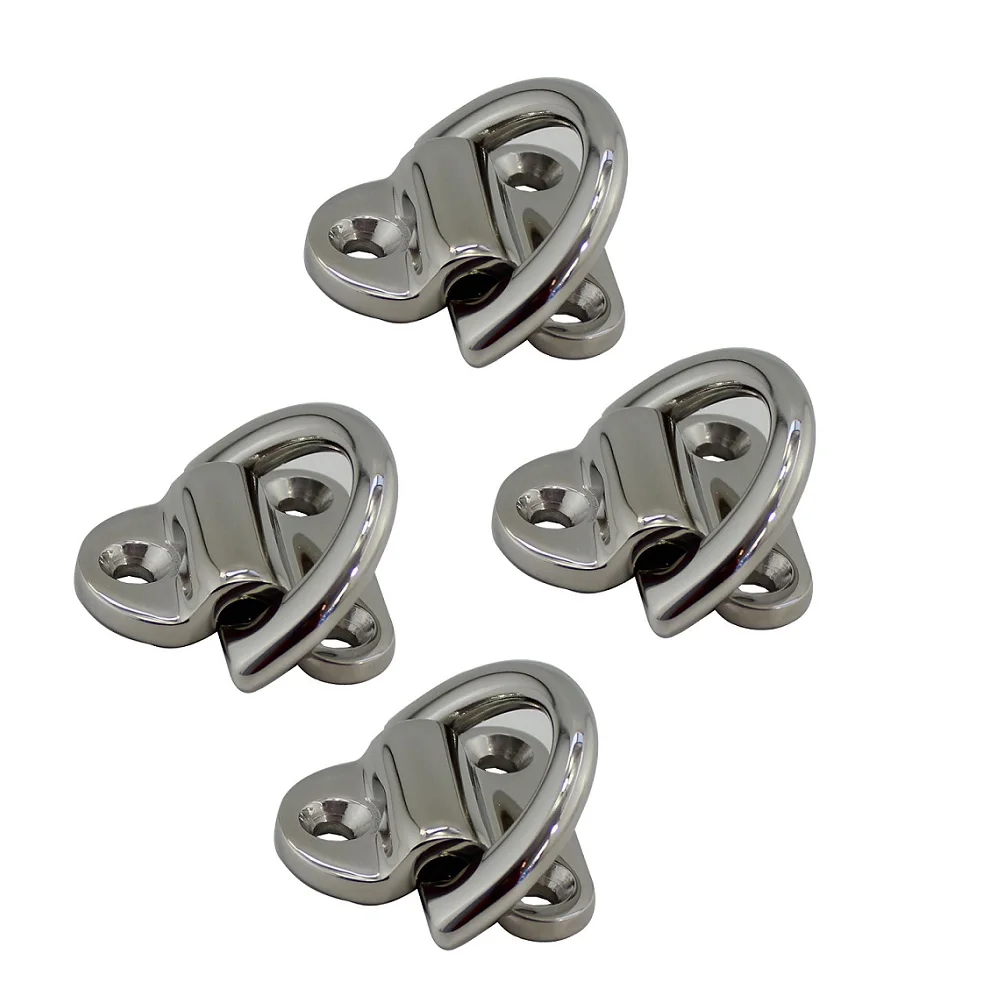 4 шт. 316 из нержавеющей стали Складная Накладка для глаз с кольцом 6 мм 8 10