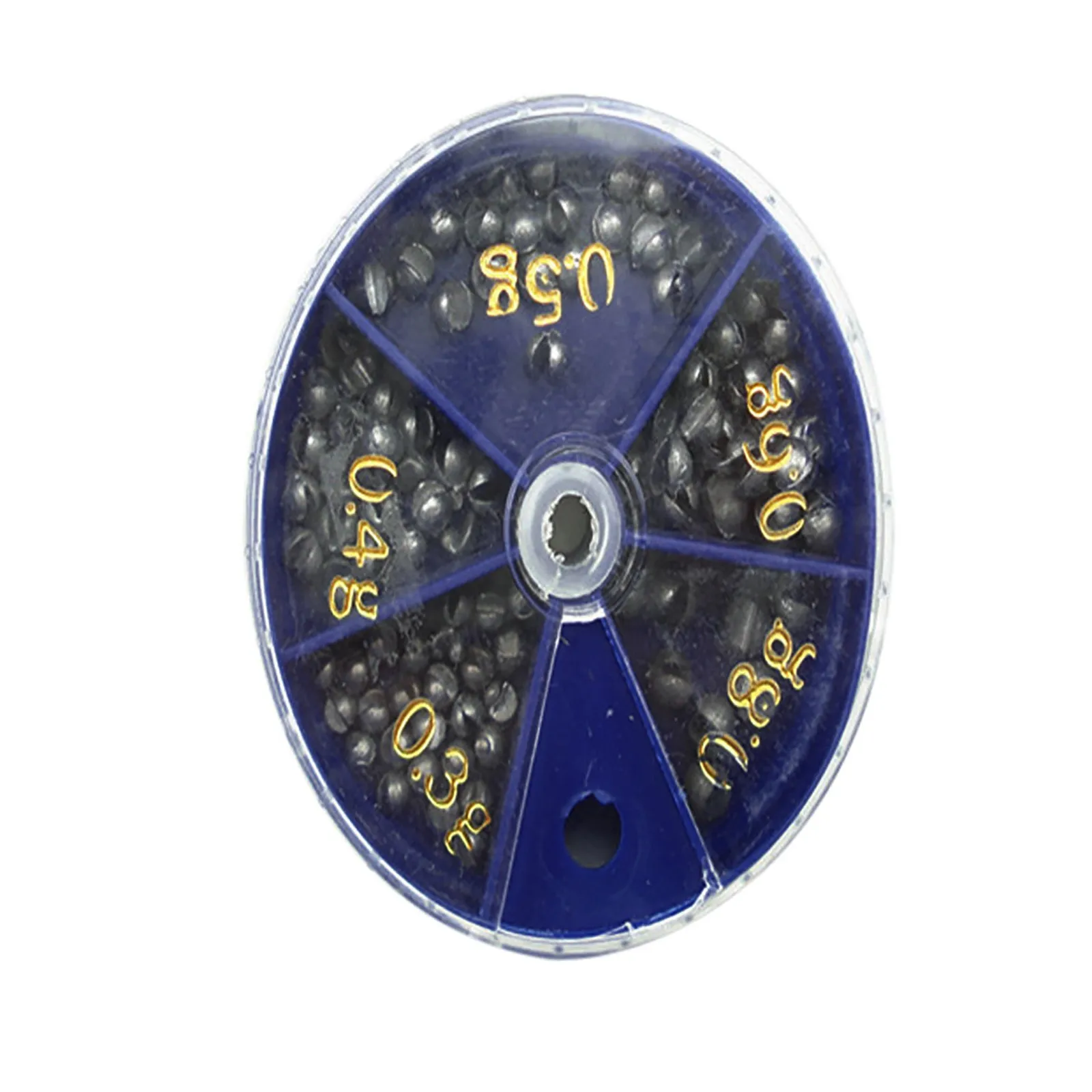 1 шт. коробка рыболовных свинцовых грузил рыболовные яйца пулевые снасти грузила