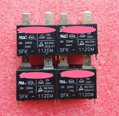 

10pcs/lot SFK-112DM 12V 20A 250VAC Power Relay