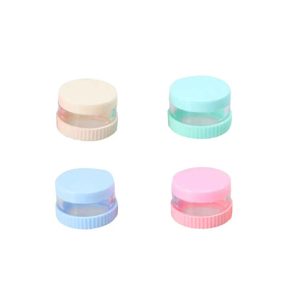 

4pcs Empty Emulsion Box Silica Box Cream Lotion Box Silicone Leakproof Bottle Portable for Trip Home (Random Color